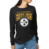 Picture of Junk Food Clothing x NFL - Pittsburgh Steelers - Bold Logo - Unisex Adult Long Sleeve T-Shirt for Men and Women - Size XX-Large