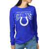 Picture of Junk Food Clothing x NFL - Indianapolis Colts - Bold Logo - Unisex Adult Long Sleeve T-Shirt for Men and Women - Size Large