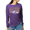 Picture of Junk Food Clothing x NFL - Baltimore Ravens - Bold Logo - Unisex Adult Long Sleeve T-Shirt for Men and Women - Size Large