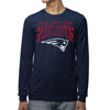 Picture of Junk Food Clothing x NFL - New England Patriots - Bold Logo - Unisex Adult Long Sleeve T-Shirt for Men and Women - Size Small