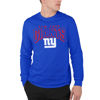 Picture of Junk Food Clothing x NFL - New York Giants - Bold Logo - Unisex Adult Long Sleeve T-Shirt for Men and Women - Size X-Large
