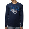 Picture of Junk Food Clothing x NFL - Tennessee Titans - Bold Logo - Unisex Adult Long Sleeve T-Shirt for Men and Women - Size Large