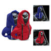 Picture of JOYCOURT 2PCS Car Gear Shift Cover, Winter Warm Fashionable Hoodie Car Shift Knob, Auto Decor Interior Accessories Shift Knob for Car, SUV, Truck (Red&Blue)