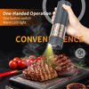 Picture of 2Pack Electric Salt and Pepper Grinder Set USB Rechargeable with Warm LED Light, Adjustable Coarseness Lidaop Large Capacity Automatic Salt Pepper Mill Grinder for Kitchen, Restaurant, Outdoor (Grey)