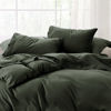 Picture of Bedsure Full Size Sheet Sets - Soft Sheets for Full Size Bed, 4 Pieces Hotel Luxury Olive Green Sheets Full, Easy Care Polyester Microfiber Cooling Bed Sheet Set