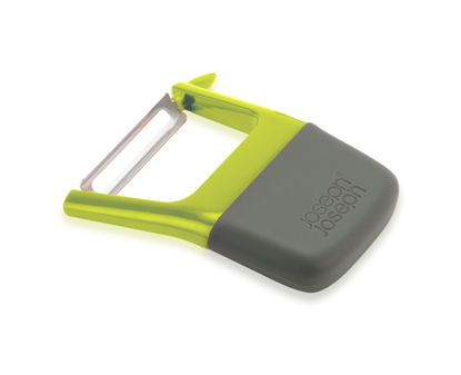 Picture of Joseph Joseph Duo Easy-Grip Straight Potato and Vegetable Kitchen Peeler, Green