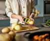 Picture of Joseph Joseph Duo Easy-Grip Straight Potato and Vegetable Kitchen Peeler, Green