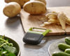 Picture of Joseph Joseph Duo Easy-Grip Straight Potato and Vegetable Kitchen Peeler, Green