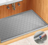 Picture of Winisok Waterproof Under Sink Mat 34" x 22" Cabinet Liner for Kitchen and Bathroom, Shelf and Counter Protector, Organizers and Storage, Silicone Drip Tray, Gadgets and Accessories