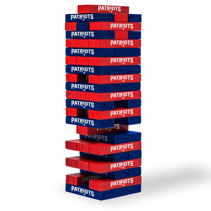 Picture of Wild Sports NFL New England Patriots Table Top Stackers 3" x 1" x .5", Team Color