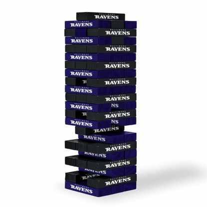Picture of Wild Sports NFL Baltimore Ravens Table Top Stackers 3" x 1" x .5", Team Color