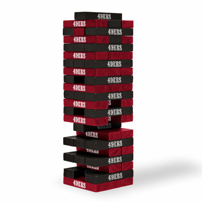 Picture of Wild Sports NFL San Francisco 49ers Table Top Stackers Game , 3" x 1" x .5"