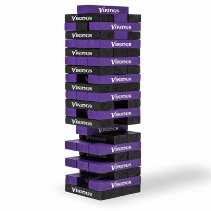 Picture of Wild Sports NFL Minnesota Vikings Table Top Stackers 3" x 1" x .5", Team Color
