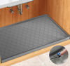Picture of Winisok Waterproof Under Sink Mat 28" x 19" Cabinet Liner for Kitchen and Bathroom, Shelf and Counter Protector, Organizers and Storage, Silicone Drip Tray, Gadgets and Accessories