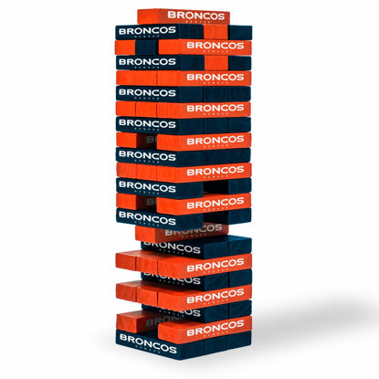 Picture of Wild Sports NFL Denver Broncos Table Top Stackers 3" x 1" x .5", Team Color