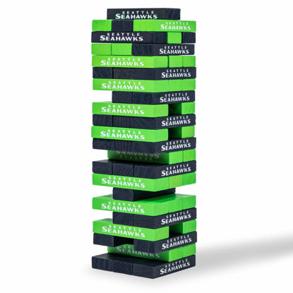 Picture of Wild Sports NFL Seattle Seahawks Table Top Stackers 3" x 1" x .5", Team Color
