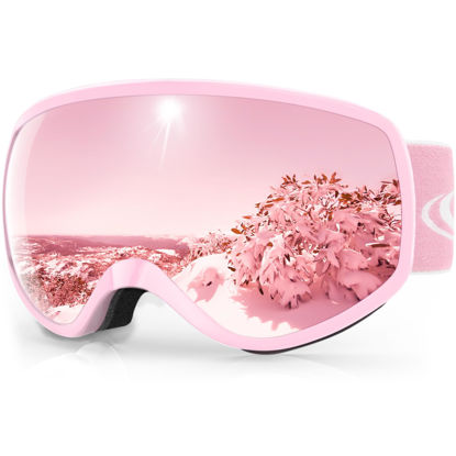 Picture of findway Kids Ski Goggles, Kids Snowboard Goggles for Boys Girls Toddler age 3-12