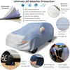 Picture of EzyShade 10-Layer SUV Car Cover Waterproof All Weather. See Vehicle Size-Chart for Accurate Fit. Outdoor Full Exterior Covers for Automobiles Heavy Duty Tarp Jeep Rav4 CRV. Size S0 (See Size Chart)
