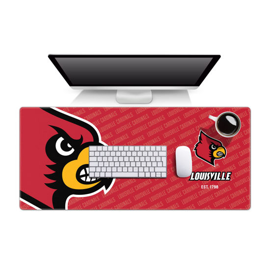 Picture of YouTheFan NCAA Louisville Cardinals Logo Series Desk Pad
