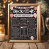 Picture of 78th Birthday Party Decorations for 78th Birthday (Seventy-eight) - Remembering The Year 1946 - Party Supplies - Gifts for Men and Women Turning 78 - Back In 1946 Birthday Card 11x14 Unframed Print