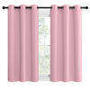 Picture of NICETOWN Crystal Pink Room Darkening Curtains for Kitchen, Window Treatment Thermal Insulated Solid Grommet Room Darkening Curtains/Drapes for Bedroom (Set of 2, 42 inches Wide by 48 inches Long)