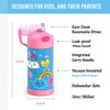 Picture of THERMOS FUNTAINER Water Bottle with Straw - 12 Ounce, Sketchbook - Kids Stainless Steel Vacuum Insulated Water Bottle with Lid