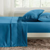 Picture of Bedsure California King Sheet Sets - Soft Sheets for California King Size Bed, 4 Pieces Hotel Luxury Teal Blue Sheets Cal King, Easy Care Polyester Microfiber Cooling Bed Sheet Set