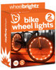 Picture of Brightz WheelBrightz 2-Pack Bike Wheel Lights, Orange - LED Bike Lights for Tires - Bike Lighting Parts & Accessories - Outdoor Summer Fun for Boys and Girls