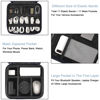 Picture of MATEIN Cord Organizer Box, Waterproof Travel Electronic Storage, Shockproof Portable Double Layer Tech Bags Carrying Case for Cord, Earbuds, Charger, SD Card, Tech Gifts, Blue