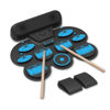 Picture of Electronic Drum Set Potable Drum Set Volume Control Electric Drum Set MIDI Drum Pad with 2 Built-in Stereo Speakers Foot Pedals, Sticks Christmas& Birthday Gift Can Record Tracks (Drum Songs Included)