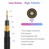 Picture of Sovvid Guitar Cable 10FT 2 Pack Instrument Cable Guitar Cord Electric Guitar Cable Guitar AMP Cord for Bass Guitar Keyboard 1/4 Inch Cable Right Angle Black
