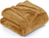 Picture of Utopia Bedding Fleece Blanket King Size Gold 300GSM Luxury Fuzzy Soft Anti-Static Microfiber Bed Blanket (90x102 Inches)