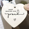Picture of Keep Making Him Proud, Bereavement Keepsake, Loss of Loved One, Anniversary of Passing, Thinking of You, Loss of Dad, Grandad or Dad Remembrance Gift, Memorial Gift