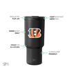Picture of Simple Modern Officially Licensed NFL Cincinnati Bengals 30 oz Tumbler with Flip Lid and Straws | Insulated Cup Stainless Steel | Gifts for Men Women | Trek Collection | Cincinnati Bengals