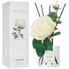 Picture of Cocorrína Flower Reed Diffuser - Clean Linen 6.7oz Scented Diffuser with Sticks Home Fragrance Essential Oil for Bathroom Shelf Decor (Artificial Flower)