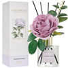 Picture of Cocorrína Flower Reed Diffuser - Lavender Thyme 6.7oz Scented Diffuser with Sticks Home Fragrance Essential Oil for Bathroom Shelf Decor (Artificial Flower)