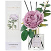 Picture of Cocorrína Flower Reed Diffuser - Lavender Thyme 6.7oz Scented Diffuser with Sticks Home Fragrance Essential Oil for Bathroom Shelf Decor (Artificial Flower)
