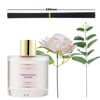 Picture of Cocorrína Flower Reed Diffuser - White Peach& Oolong 6.7oz Scented Diffuser with Sticks Home Fragrance Essential Oil for Bathroom Shelf Decor (Artificial Flower)
