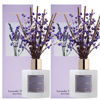 Picture of Cocorrína Premium Reed Diffuser Set with Preserved Baby's Breath & Cotton Stick Lavender Thyme 2 Packs, 6.7oz Scent Fragrance Oil Diffuser for Bedroom Bathroom Home Décor
