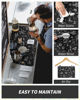 Picture of AMOAMI-Coffee Mat Hide Stain Rubber Backed Absorbent Dish Drying Mat for Kitchen Counter-Coffee Bar Accessories Fit Under Coffee Maker Coffee Machine Coffee Pot Espresso Machine (12x19,INK)
