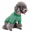 Picture of Jecikelon Dog Clothes Dogs Sweater Soft Puppies Clothing Winter Puppy Sweaters Warm Outfit for Dogs Small XXS XS Cat Apparel (Green, S)