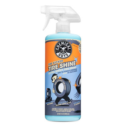 Picture of Chemical Guys Tire Kicker Sprayable Extra Glossy Tire Shine (Works on Rubber, Vinyl & Plastic) Safe for Cars, Trucks, Motorcycles, RVs & More, Extra Large Size 32 fl oz - TVD11332