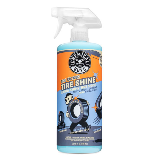 Picture of Chemical Guys Tire Kicker Sprayable Extra Glossy Tire Shine (Works on Rubber, Vinyl & Plastic) Safe for Cars, Trucks, Motorcycles, RVs & More, Extra Large Size 32 fl oz - TVD11332