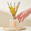 Picture of Cocorrína Reed Diffuser - Warm Vanilla Scented Diffuser with 8 Sticks Home Fragrance Reed Diffuser for Bathroom Shelf Decor