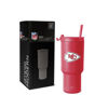 Picture of Simple Modern Officially Licensed NFL Kansas City Chiefs 30 oz Tumbler with Flip Lid and Straws | Insulated Cup Stainless Steel | Gifts for Men Women | Trek Collection | Kansas City Chiefs