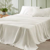 Picture of Bedsure Queen Sheet Set - 4 Pieces Soft Queen Size Sheets - Breathable & Cooling - Hotel Luxury - Easy Care Polyester Microfiber Bedding for Women, Men, Ivory