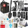 Picture of Survival Kit, 250Pcs Survival Gear First Aid Kit with Molle System Compatible Bag and Emergency Tent, Emergency Kit for Earthquake, Outdoor Adventure, Hiking, Hunting, Gifts for Men Women