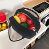 Picture of Bluboon Lunch Bag for Women Men Cute Corduroy Lunch Tote Bags Reusable Insulated Lunch Box Large Capacity Reusable Insulated Cooler for Work Picnic or Travel