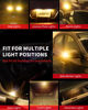 Picture of LASFIT 194 168 T10 2825 W5W LED Bulb Canbus Error Free, Non-Polarity 400LM Extremely Bright for Side Marker Map Doors, 12-24V, Amber Yellow (Pack of 2)