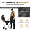 Picture of Funny BBQ Apron Gifts for Men, Hilarious Grill Chef Apron with Pockets, Adjustable Cooking Apron - Birthday & Fathers Day Gifts for Dad Husband Brother Boyfriend Grandpa